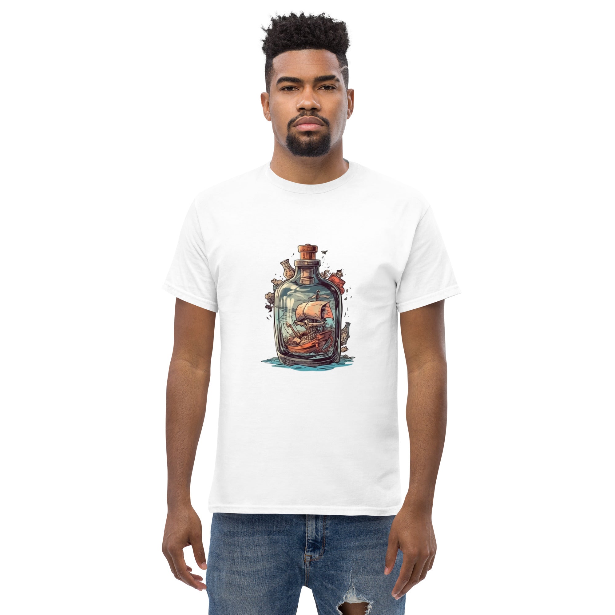 T Shirt Pirate Bouteille LUDIS