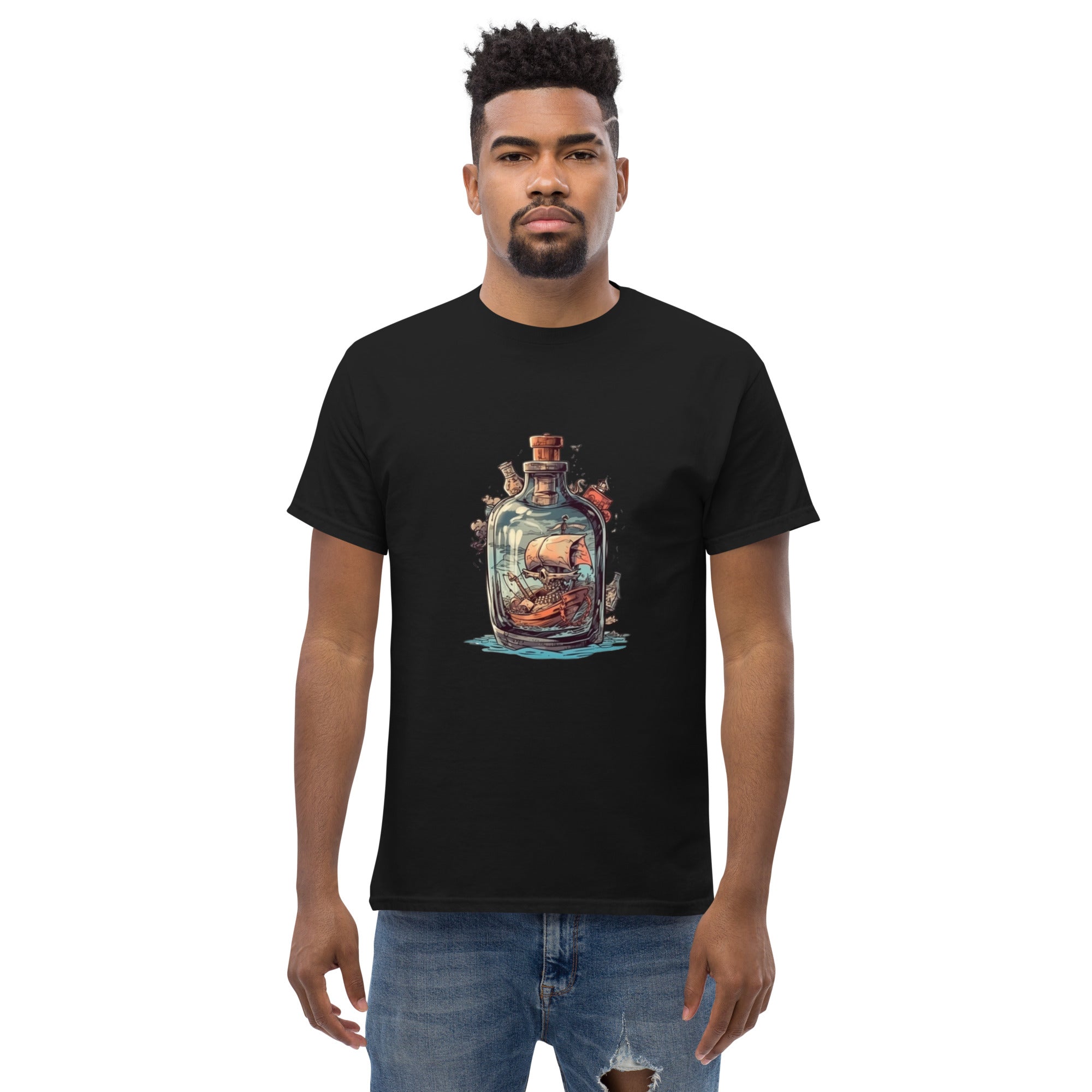 T Shirt Pirate Bouteille LUDIS