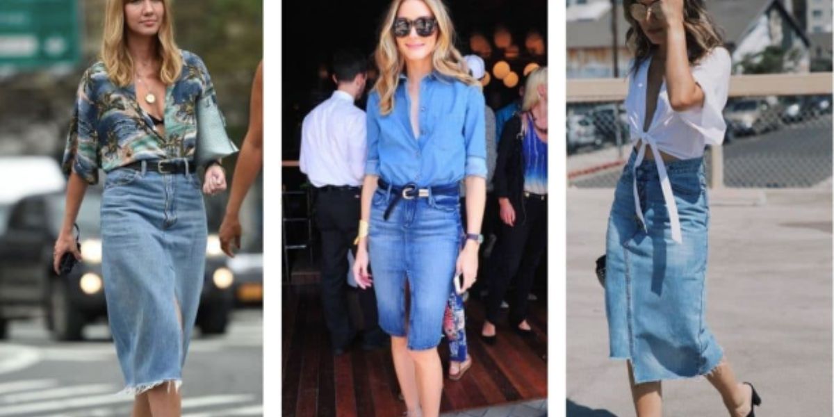 jupe longue jeans