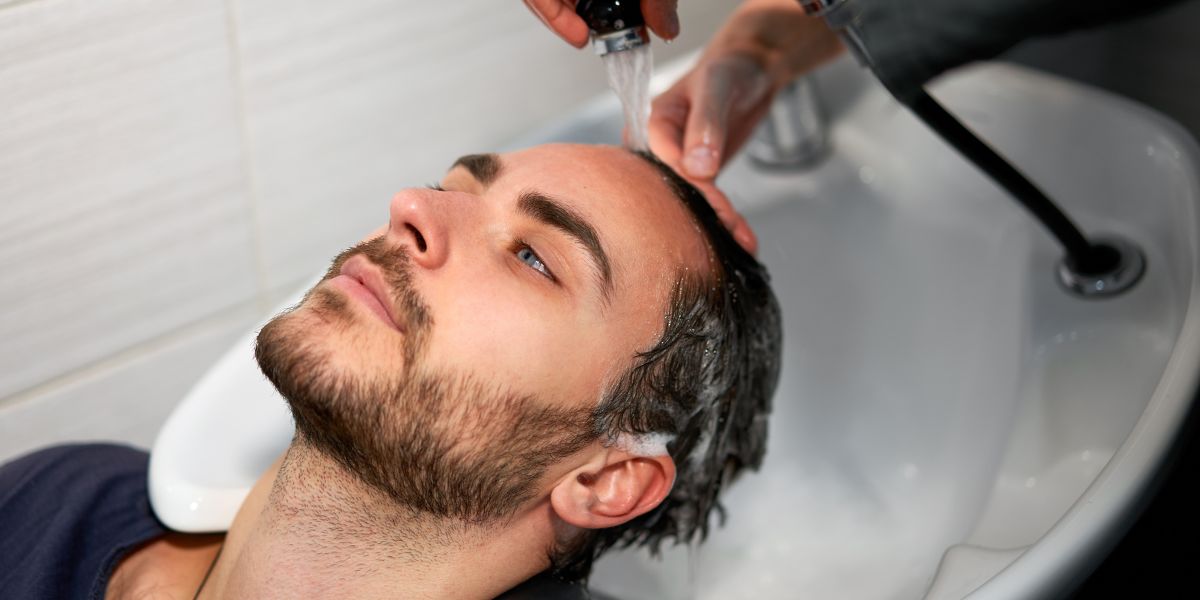 traitement de cheveux homme