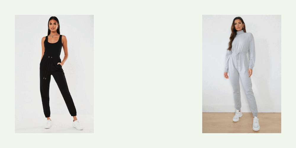 Combinaisons Jogging Noir Gris