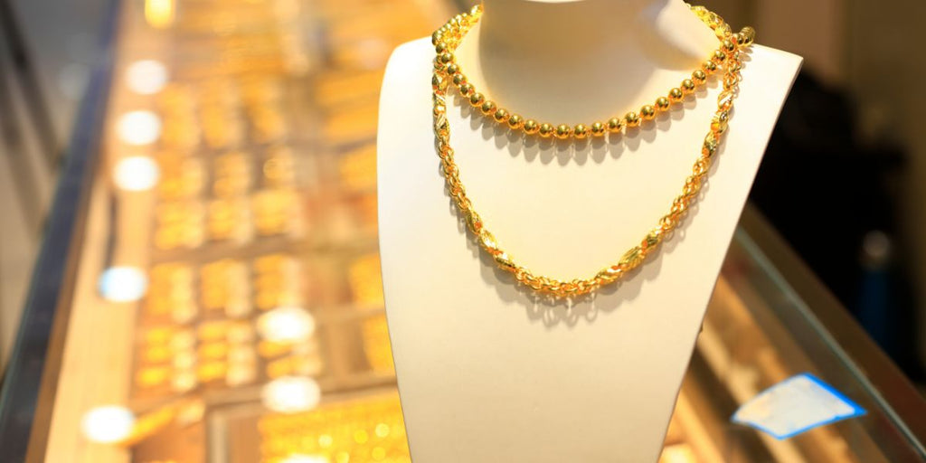 collier plaqué or