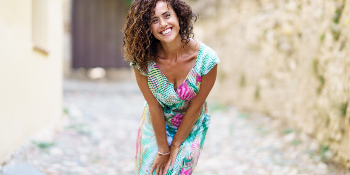 robe à couleur abstraite