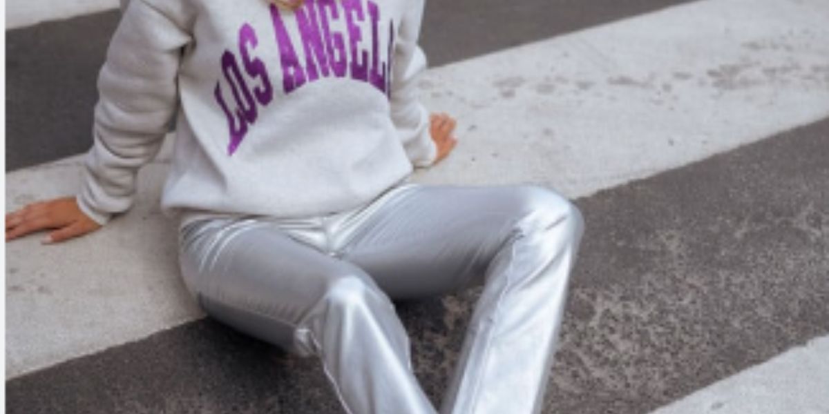 Pantalon argenté