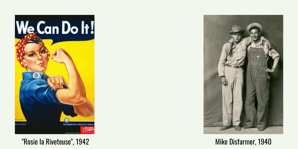 Affiche Rosie Riveteuse Ouvriers 1940