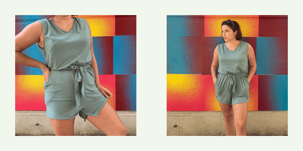 Ludis Combishort Vert Mur Coloré