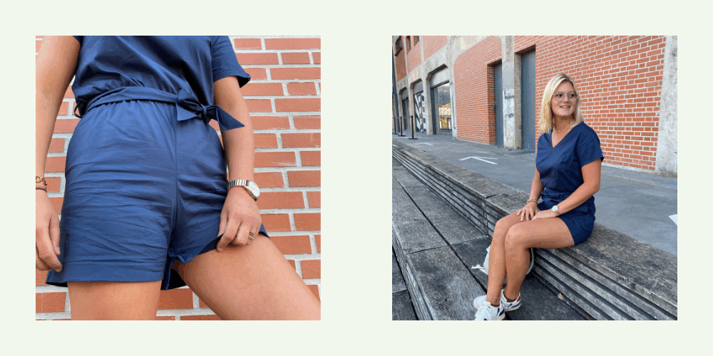 Combishort Ludis Bleu Marine