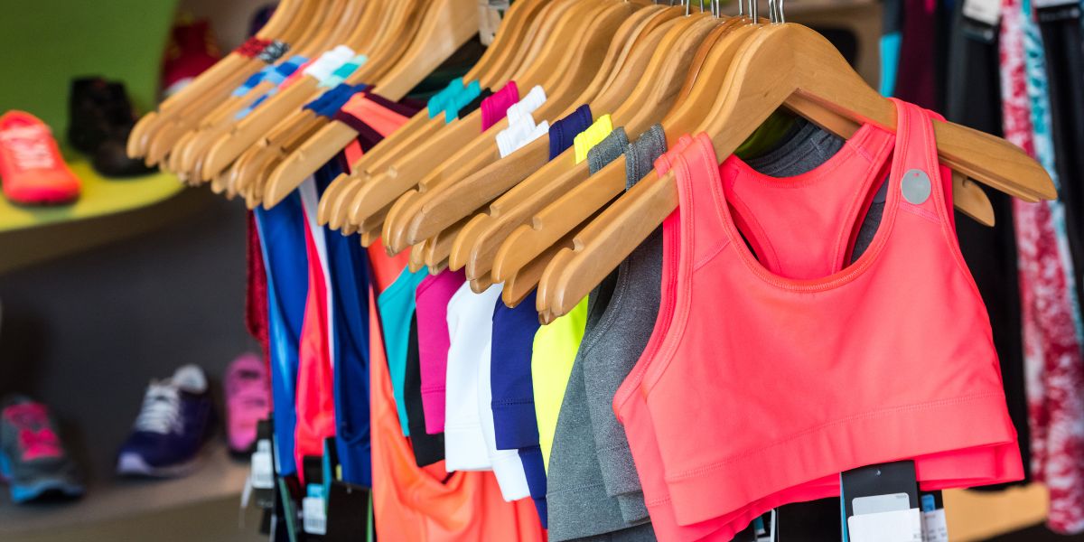 vente de vêtements de sport
